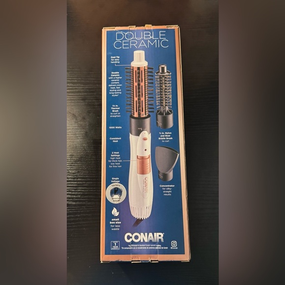 Conair Double Ceramic 3-in-1 Hot Air Brush. - Picture 2 of 2